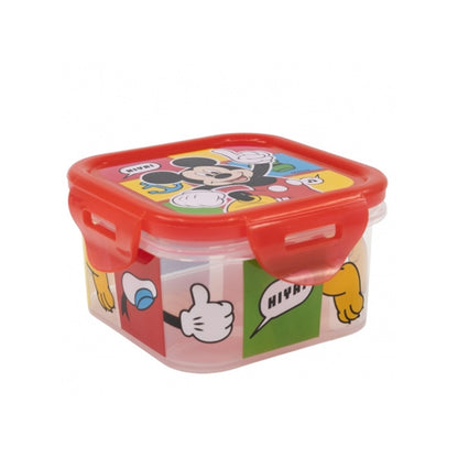 Stor Square Hermetic Food Container Mickey Mouse Better Together 290ml