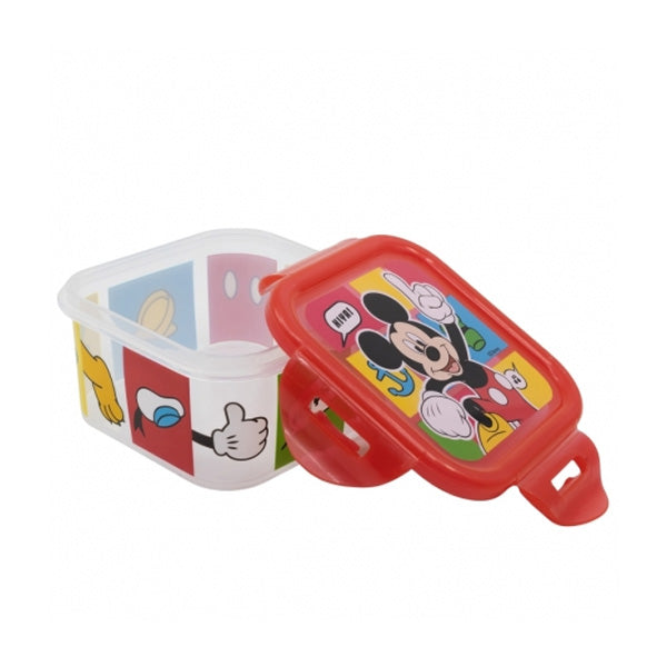 Stor Square Hermetic Food Container Mickey Mouse Better Together 290ml