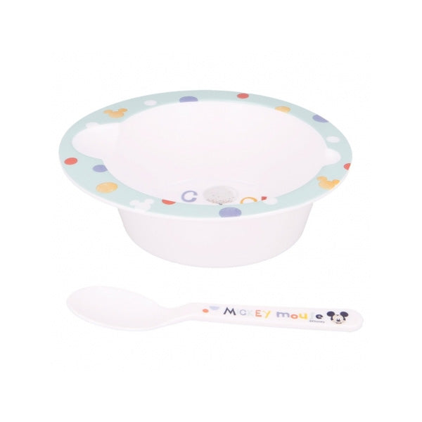 Stor Toddler 2 Pcs Micro Set (Micro Bowl And Micro Pp Spoon) Cool Like Mickey