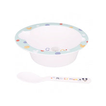 Load image into Gallery viewer, Stor Toddler 2 Pcs Micro Set (Micro Bowl And Micro Pp Spoon) Cool Like Mickey