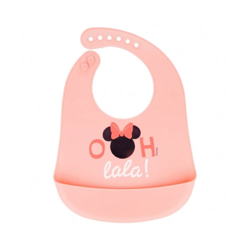 Stor Toddler Silicone Bib Minnie Indigo Dreams