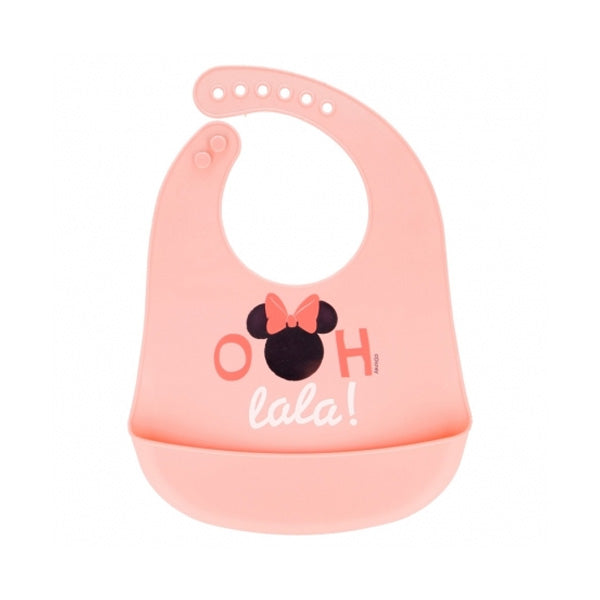 Stor Toddler Silicone Bib Minnie Indigo Dreams