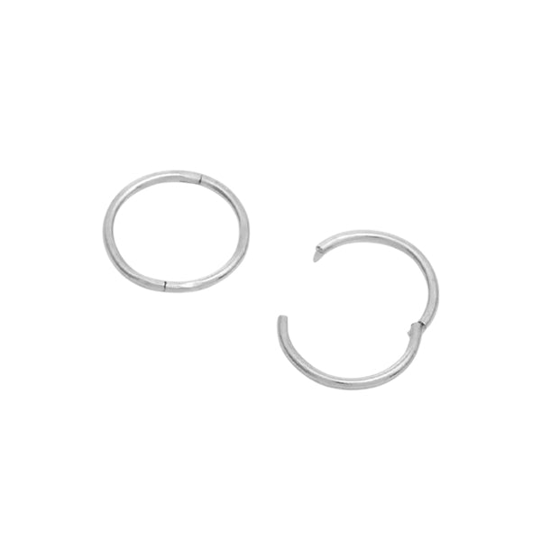 Studex Sensitive Silver 1/2 Smooth Hinged Hoop