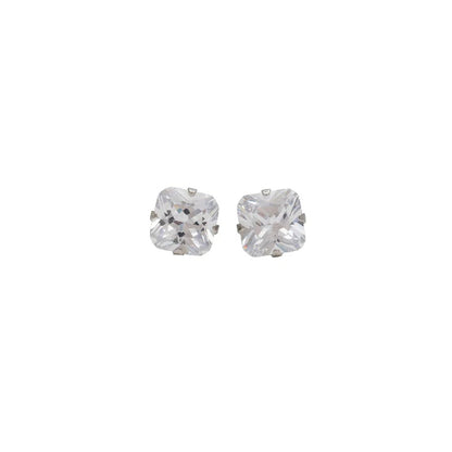 Studex Sensitive Princess Cut Stud Earrings, 4mm