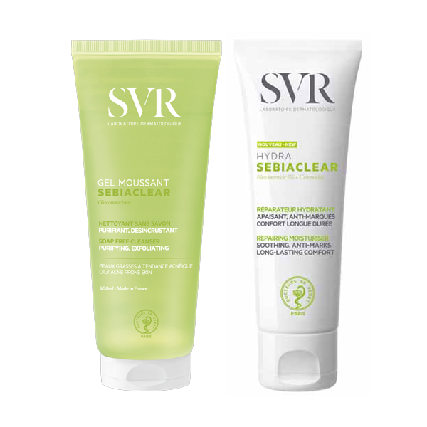 Svr Sebiaclear Gel Moussant 200ml + Svr Sebiaclear Hydra 40ml Offer