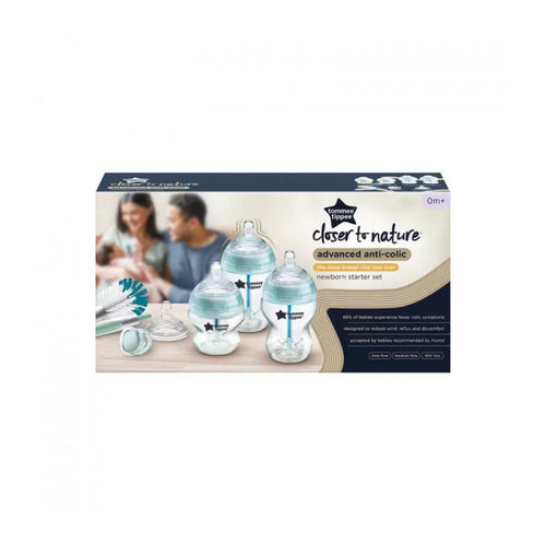 TOMMEE TIPPE CTN AAC STARTER KIT CLEAR BLUE