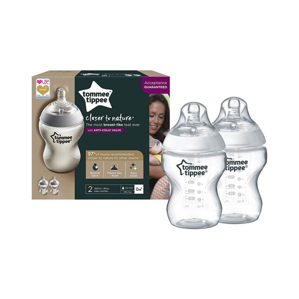 TOMMEE TIPPEE CTN 2X 260ML BTL NE AR SCAN