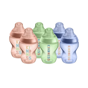 Tommee Tippee Closer To Nature 6x260ml Kindness Pastel