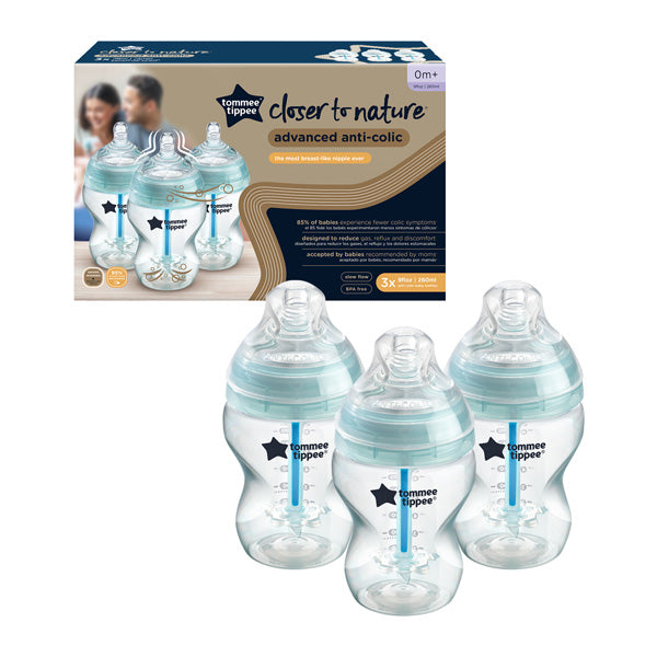 TOMMEE TIPPEE CTN AAC 3X260ML SL FL KIT