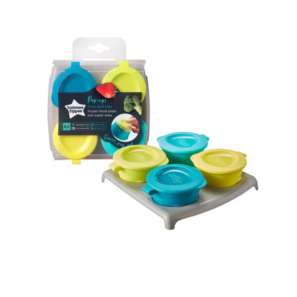 TOMMEE TIPPEE POP UP FREEZER POTS & TRAY