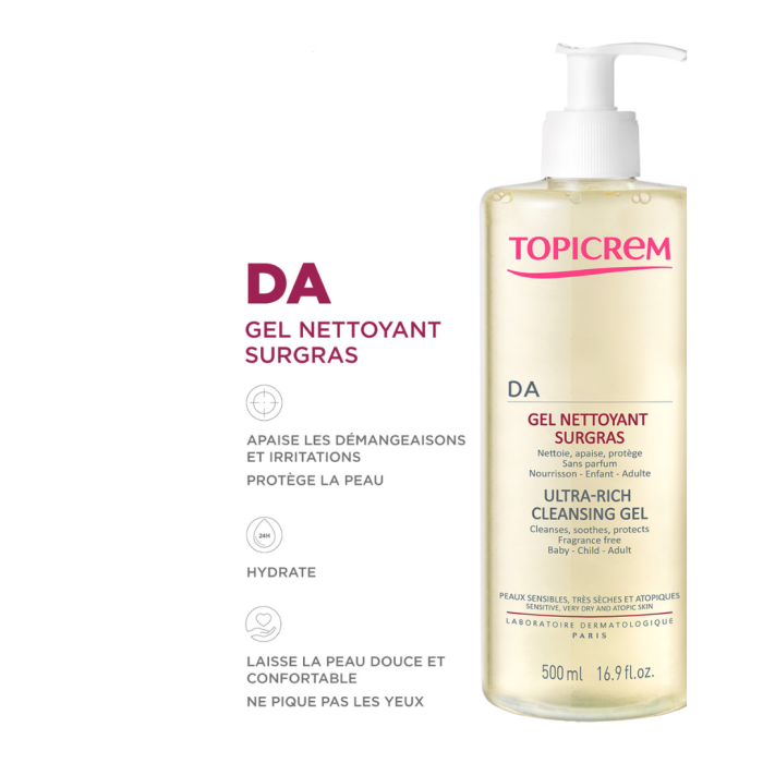 Topicrem DA Ultra Rich Cleansing Gel 500ml