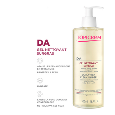 Topicrem DA Ultra Rich Cleansing Gel 500ml