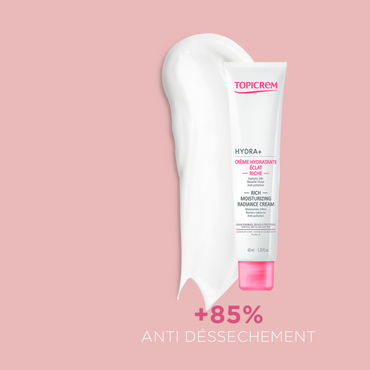 Topicrem Hydra+ Rich Moisturizing Radiance Cream 40ml