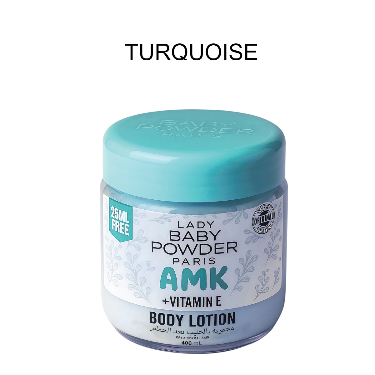 AMK Lady Baby Powder Body Lotion 400 مل AMK Lady Baby Powder Body Lotion 400 مل