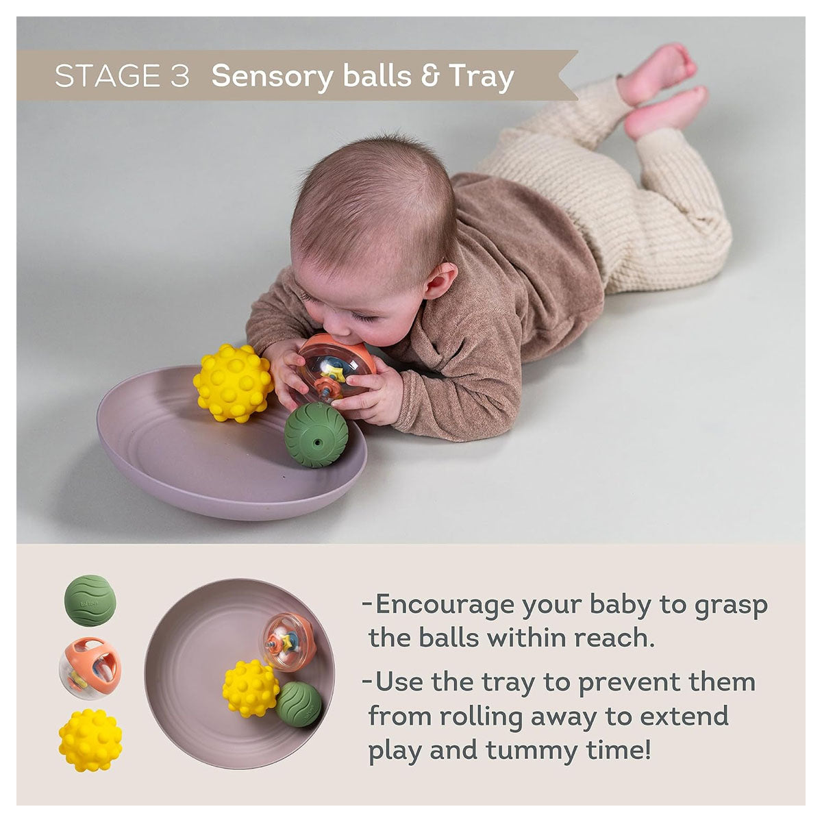 Taf Toys Tummy Time Essentials Kit