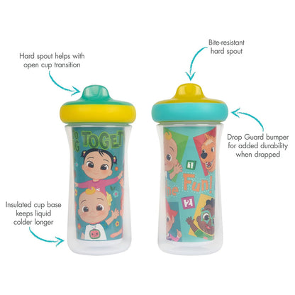The First Year CoComelon Insulated Sippy Cup, 9 Oz – 2 Pack