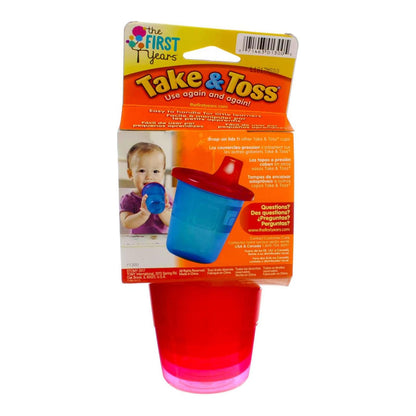 The First Years Spill-Proof Cups, 7 Oz – 6 Pack
