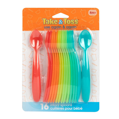 The First Years Take & Toss Infant Spoons – 16 Pack