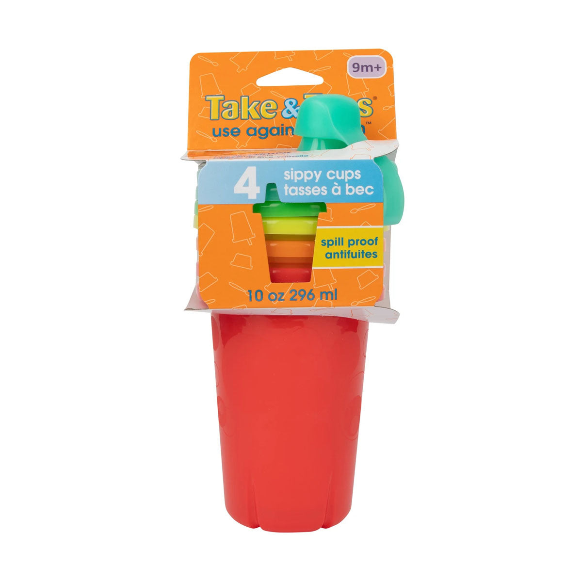 The First Years Take & Toss Sippy Cups, 10 Oz – 4 Pack