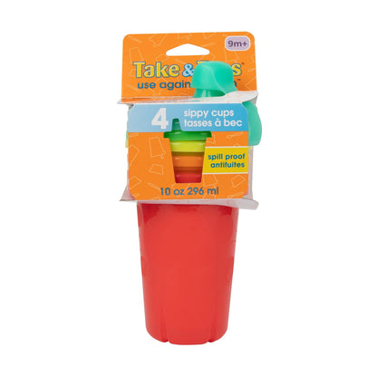 The First Years Take & Toss Sippy Cups, 10 Oz – 4 Pack