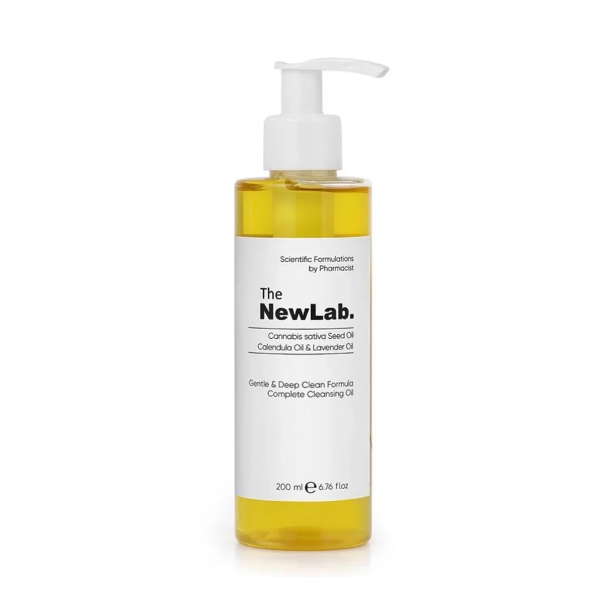 The NewLab Calendula Oil + Lavender Oil Cleansing Oil 200ml The NewLab Calendula Oil + Lavender Oil Cleansing Oil 200ml
