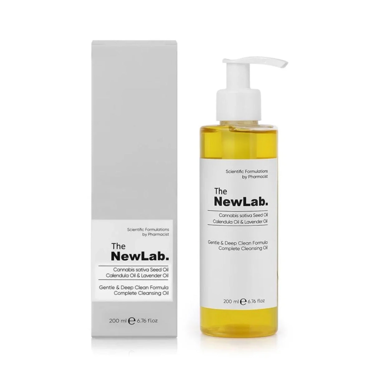 The NewLab Calendula Oil + Lavender Oil Cleansing Oil 200ml The NewLab Calendula Oil + Lavender Oil Cleansing Oil 200ml