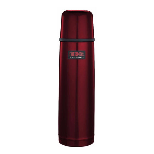  Thermos FBB-3502MR(Midnight Red) Stainless Steel Vacuum Insulated Flask with Screw Stopper,350ml