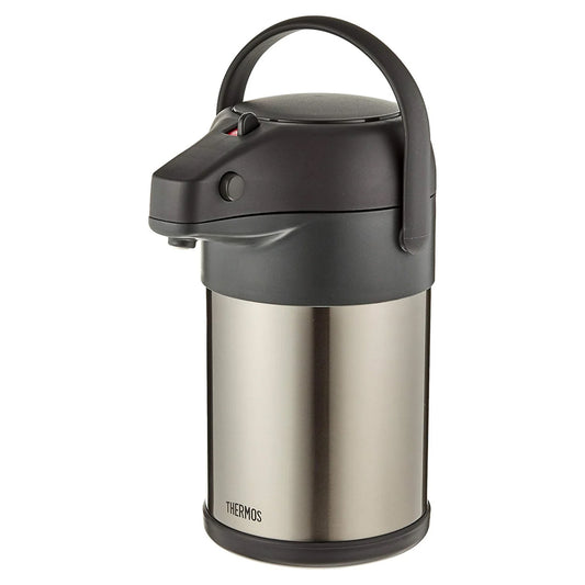 Thermos Tah-3000sbk Stainless Steel Vacuum Pump Pot 3 Ltr