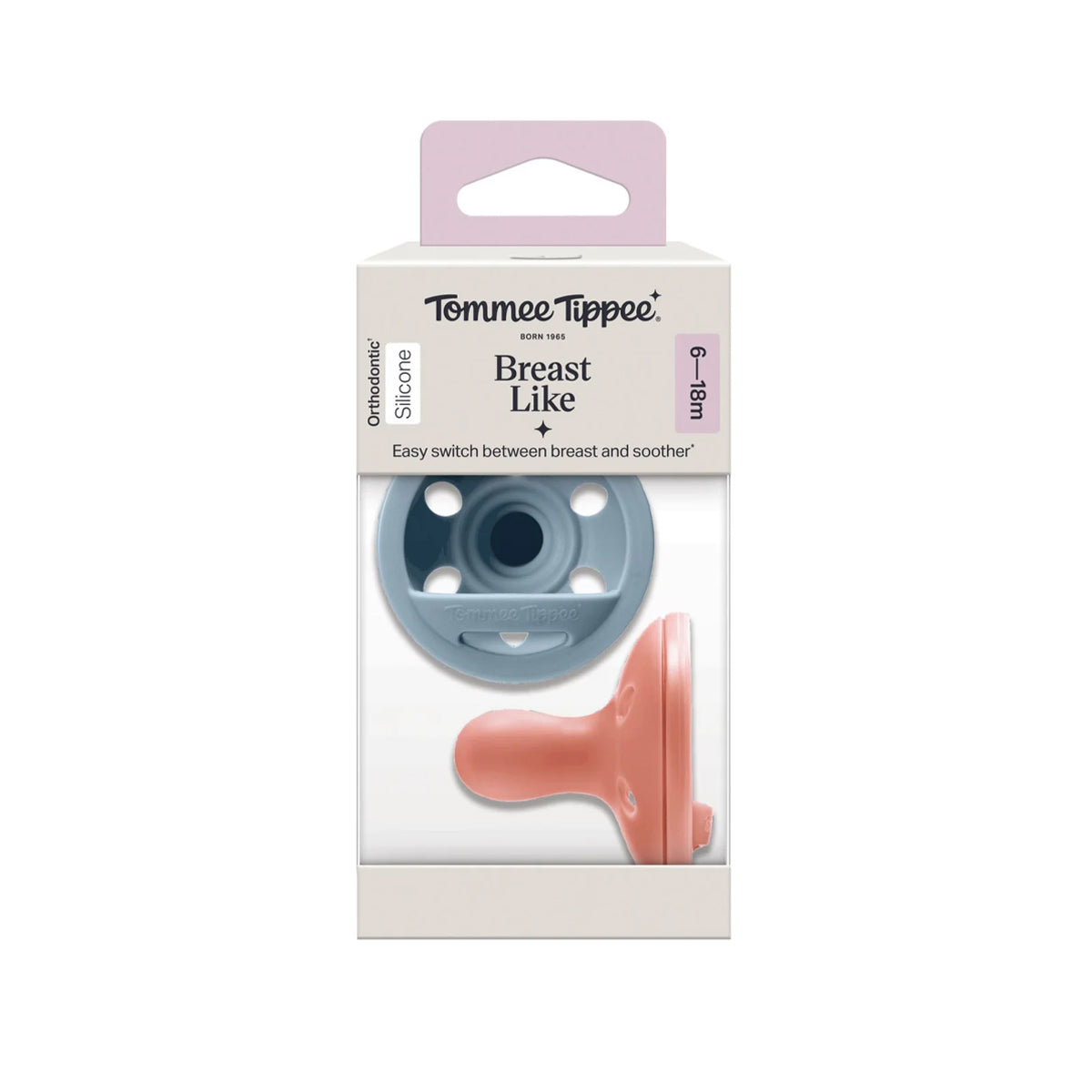 Tommee Tippee Closer To Nature 2X Breast-like Soother (6-18m)