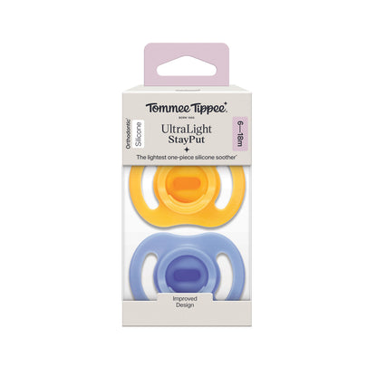 Tommee Tippee Closer To Nature 2X (6-18)m Ultra Light Silicone Soother 