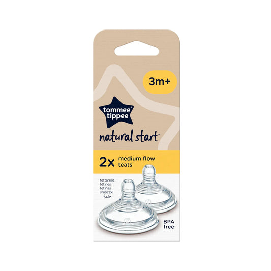 Tommee Tippee Natural Start 2x Anti-Colic Med Flow Taet