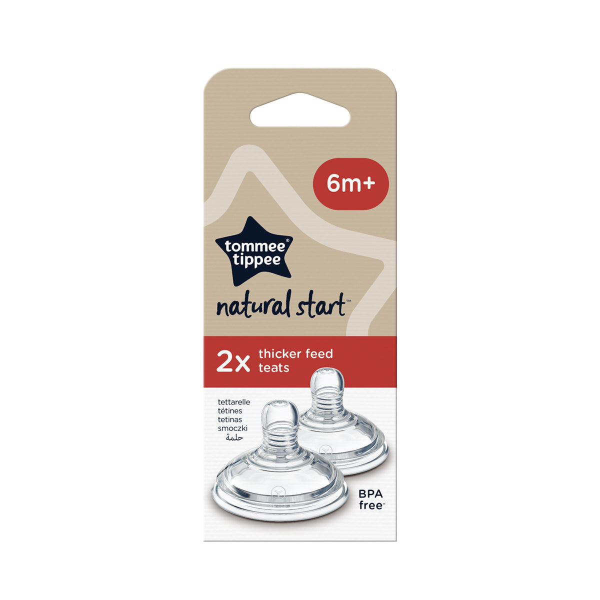 Tommee Tippee Natural Start 2 x Thick Flow Teat