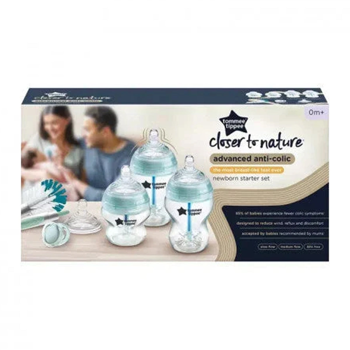 Tommee Tippee Natural Start Advanced Anti-Colic Starter Kit Blue