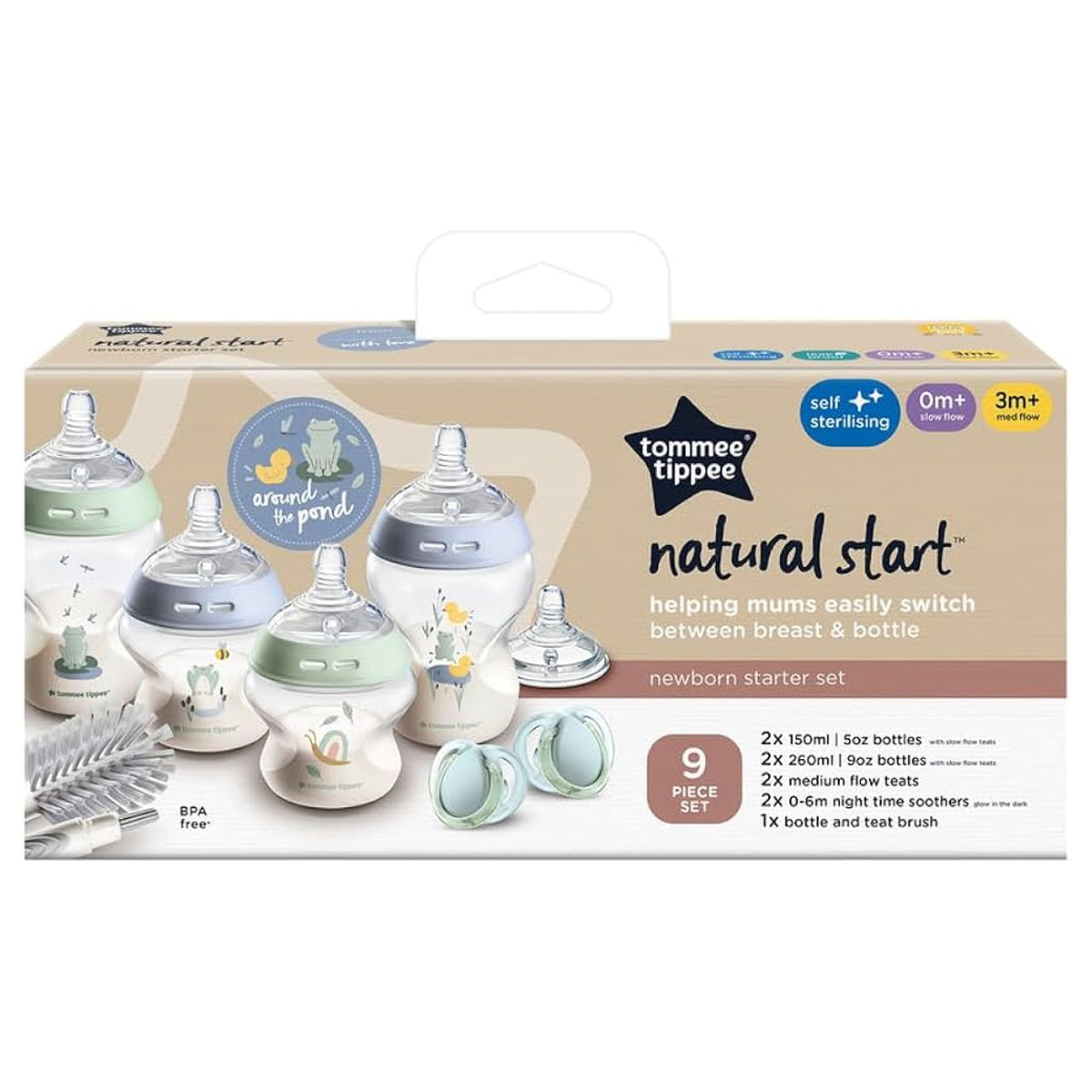 Tommee Tippee Natural Start Starter Kit Blue