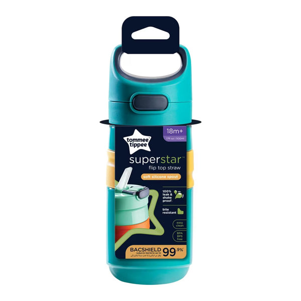 Tommee tippee Superstar Flip Top Straw Cup 18m+ 500ml