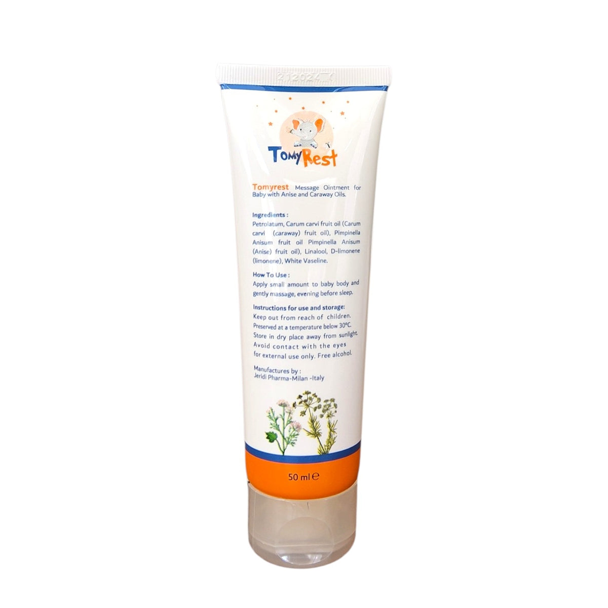 Tomy Rest Massage Ointment With Anise & Caraway Oils 50ml