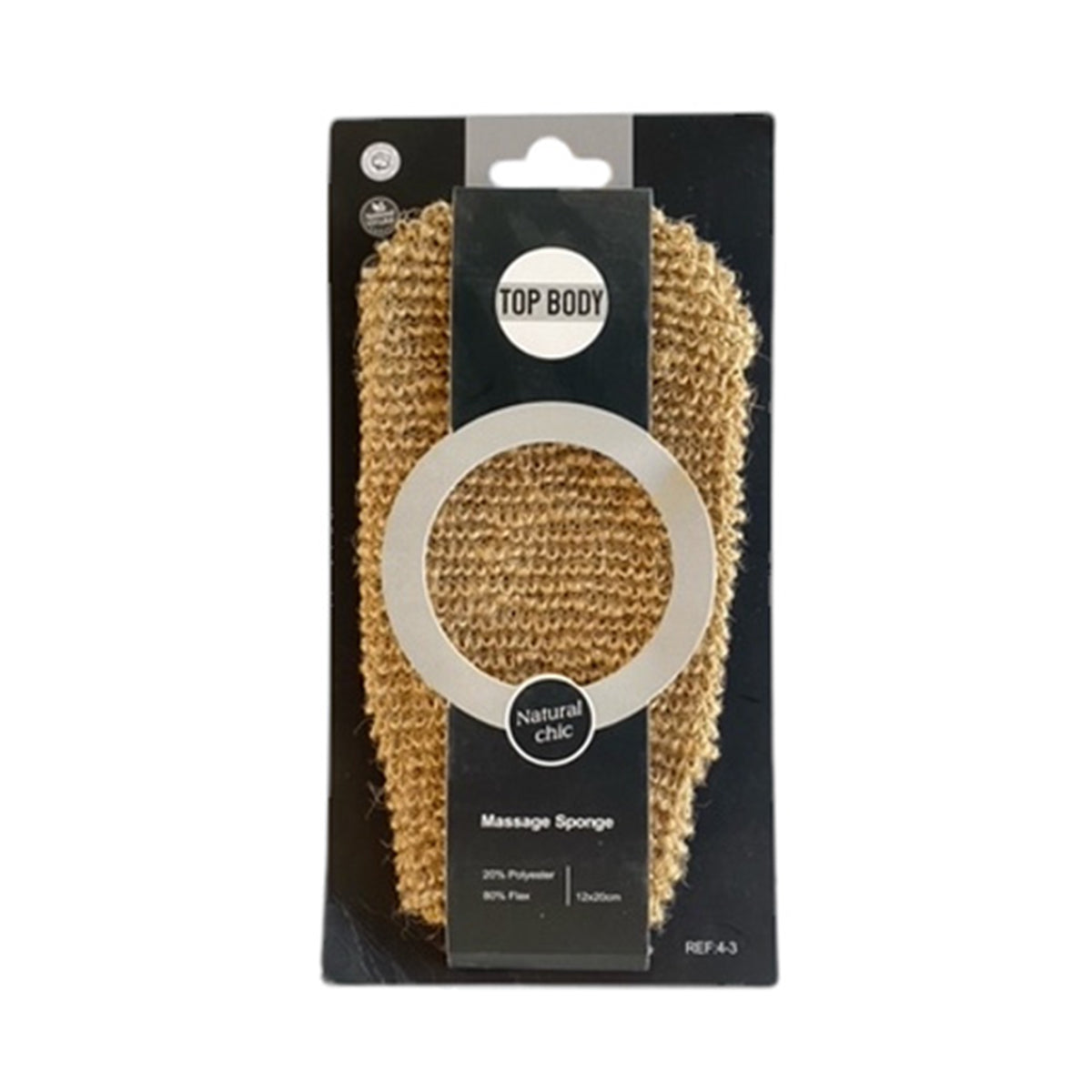 Top Body Loofah Massage Sponge  12x20cm 7-6