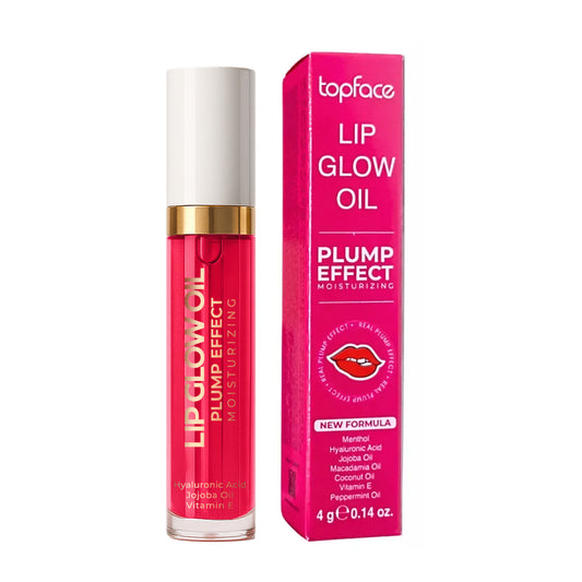 Topface Lip Glow Oil Plump Effect Moisturizing New Formula