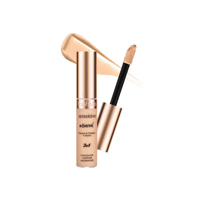 Topface Sensitive Mineral 3in1 Concealer, Contour & Foundation