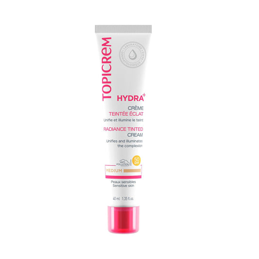 Topicrem Hydra+ Radiance Tinted Cream Medium 40ml