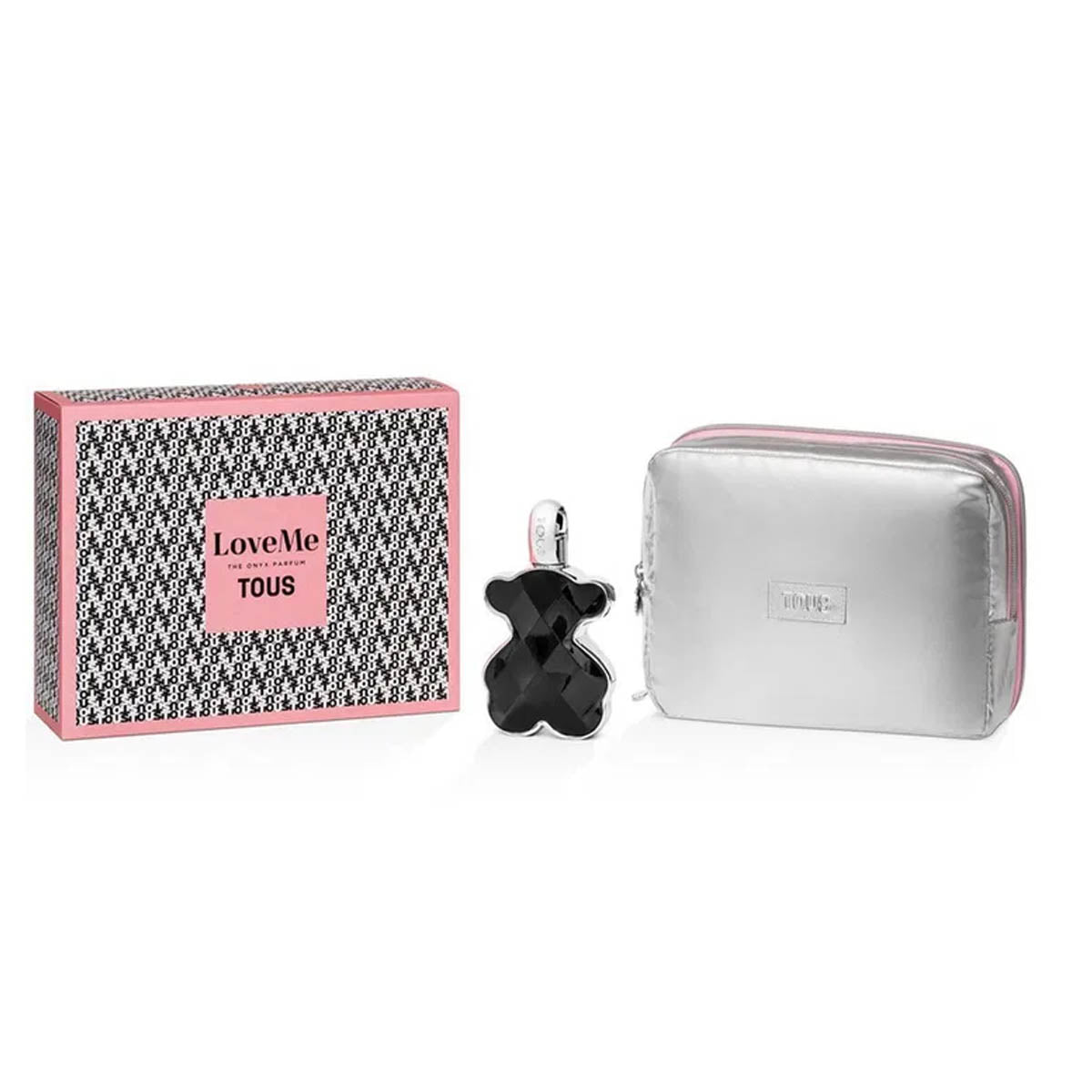Tous Love Me The Onyx Parfum Set for Women 90ml + Pouch
