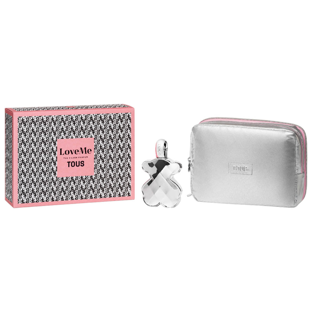 Tous Love Me The Silver Parfum 90ml + Bag Gift Set For Women Tous Love Me The Silver Parfum 90ml + Bag Gift Set For Women