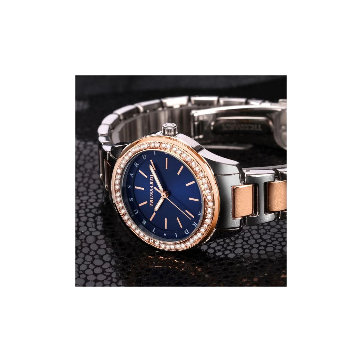 Trussardi T-Sky R2453151507 Women's Watch 30mm Silver Gold Trussardi T-Sky R2453151507 Women's Watch 30mm Silver Gold
