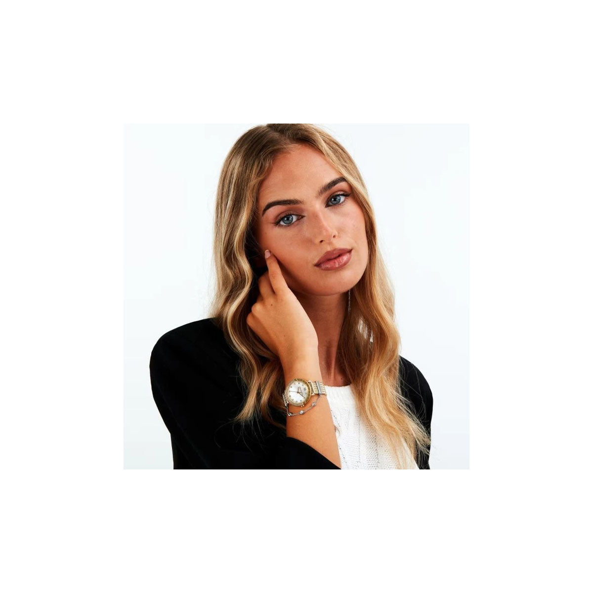 Trussardi T-Vision R2453125508 Women's Watch 30mm Silver Gold Trussardi T-Vision R2453125508 Women's Watch 30mm Silver Gold