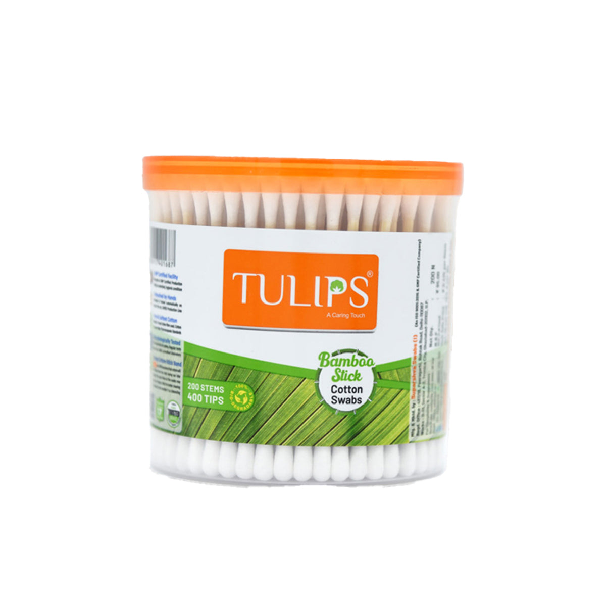 Tulips Bamboo Stick Cotton Buds 200 Pcs Tulips Bamboo Stick Cotton Buds 200 Pcs