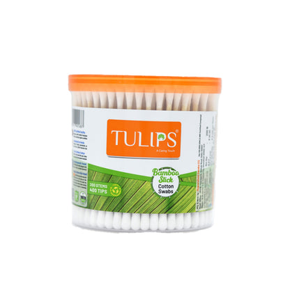 Tulips Bamboo Stick Cotton Buds 200 Pcs