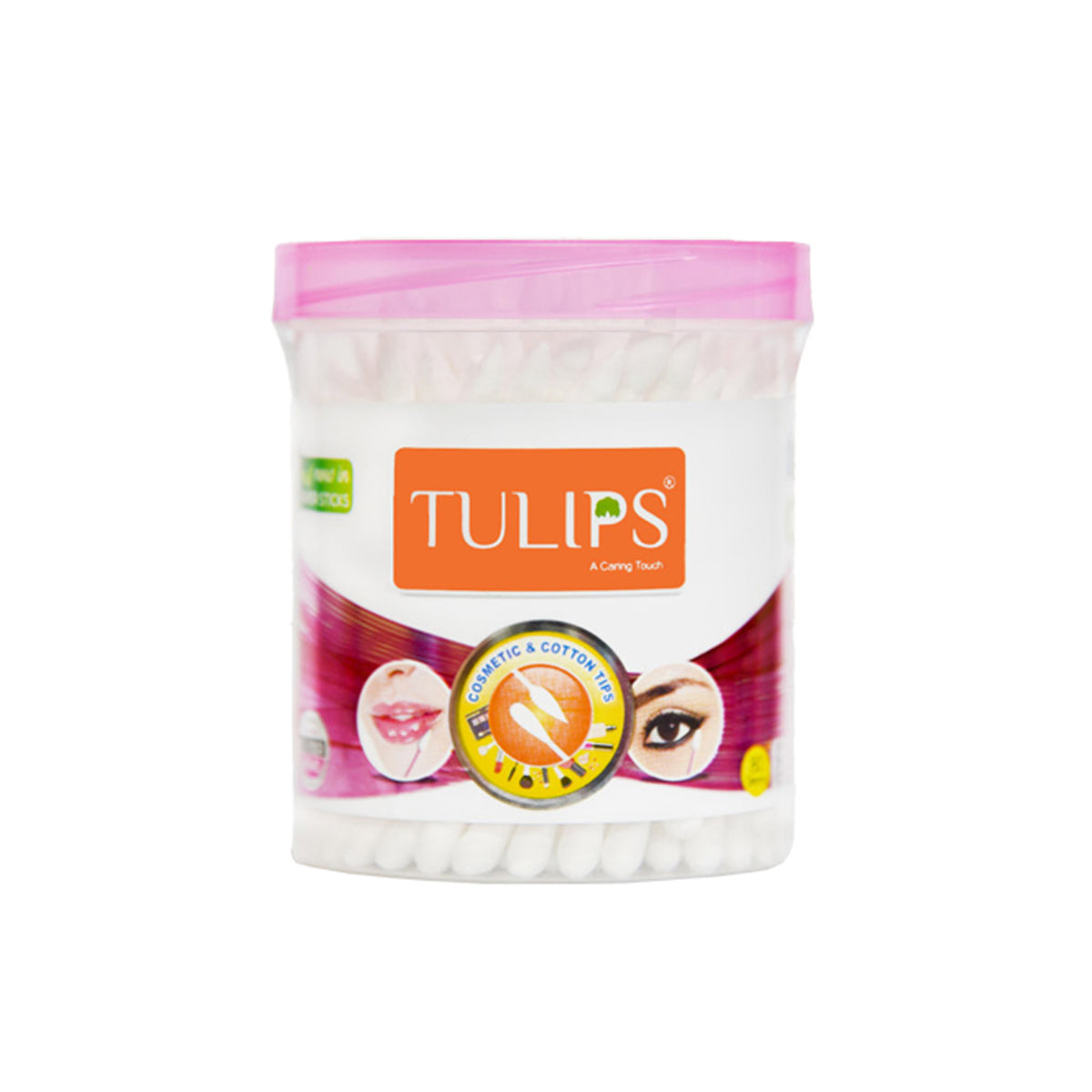 Tulips Make Up Cotton Swabs 80pcs