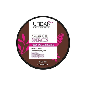 URBAN CARE ARGAN OIL & KERATIN INTENSIVE HAIR CARE MASK 230ML