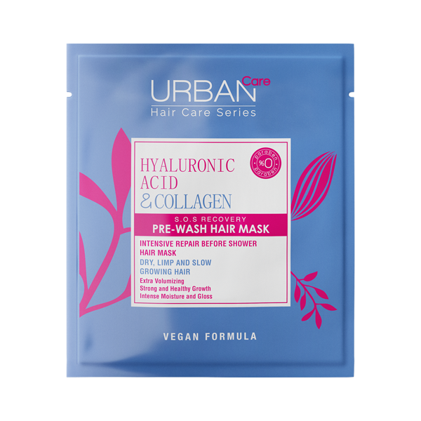 URBAN CARE HYALURONIC ACID & COLLAGEN S.O.S RECOVERY PRE-HAIR MASK