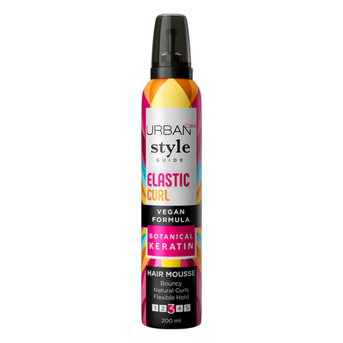 URBAN CARE STYLE GUIDE ELASTIC CURL HAIR MOUSSE 200ML